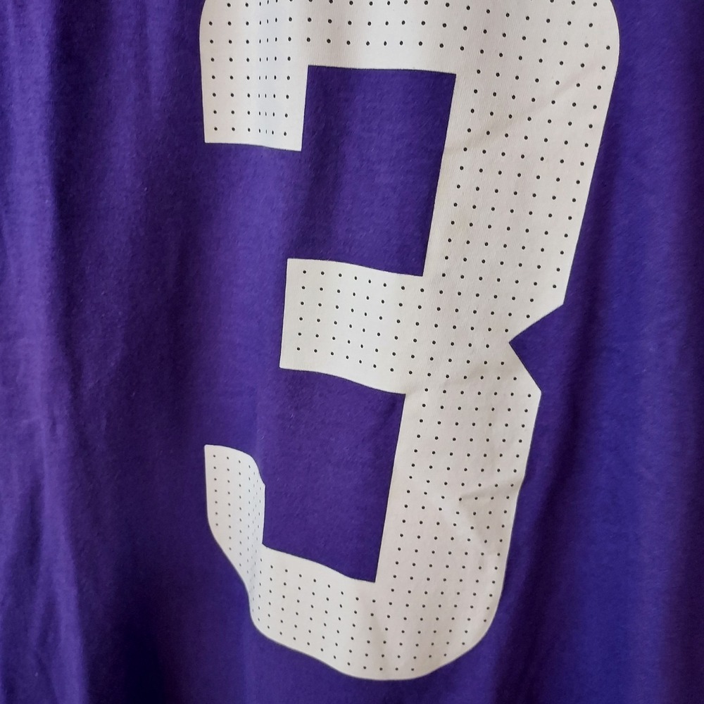NWT  Nike Adult Men's Medium #3 Jordon‎ Addison Purple Minnesota Vikings T Shirt - Picture 6 of 12
